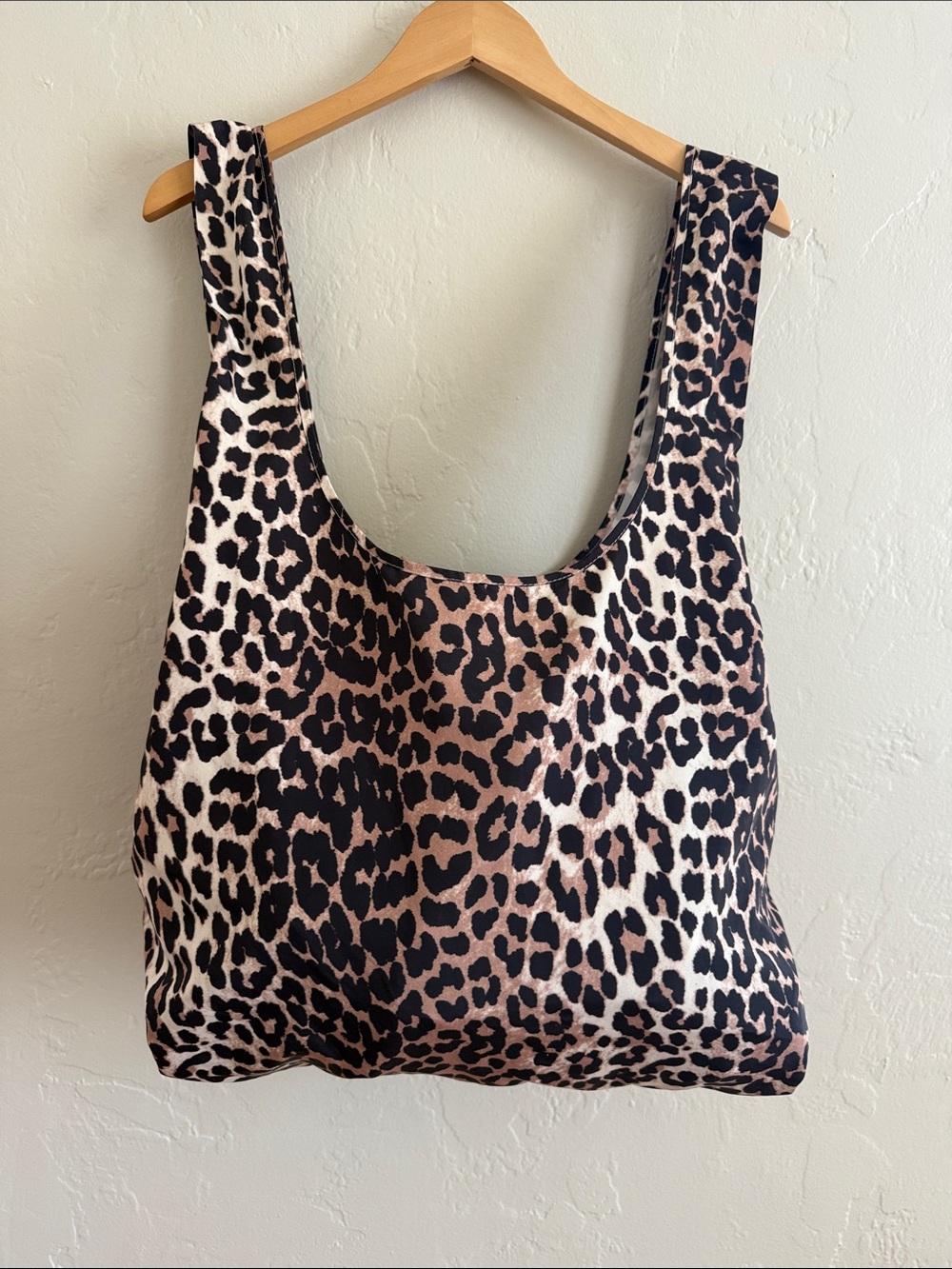 Ganni Archival First Generation Leopard Print Shopper Tote